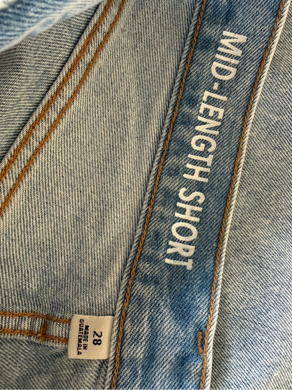 J. Crew Light Blue Denim Jean Shorts with Frayed Hem - Picture 7 of 9